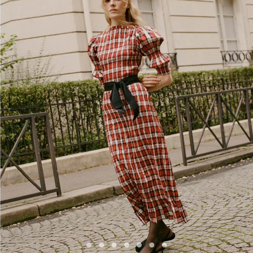 slim fit dress slacks Pamelina Dress - Rosso
